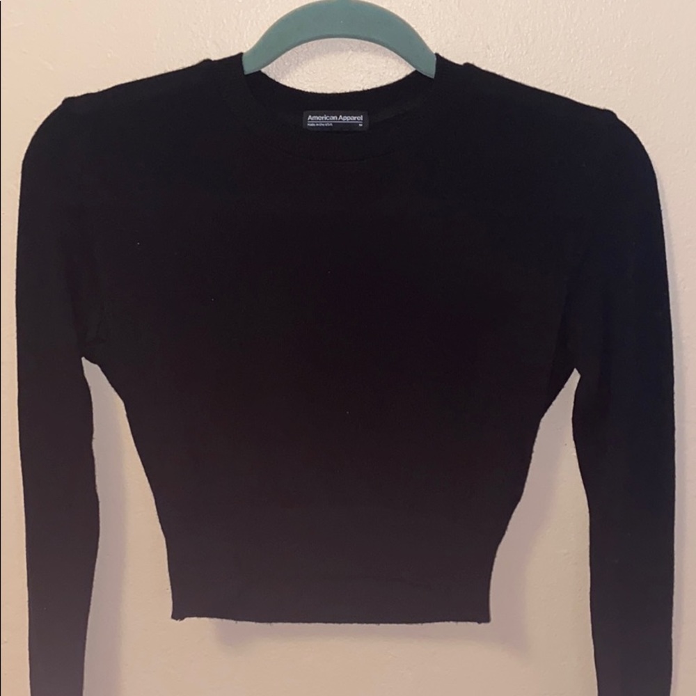 American Apparel Black sweater top